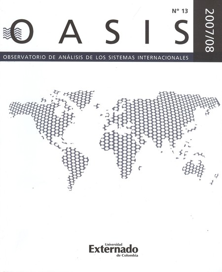 Revista Oasis No.13  2007/2008