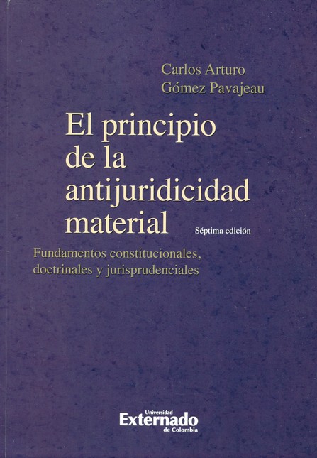 El principio de la antijuricid...