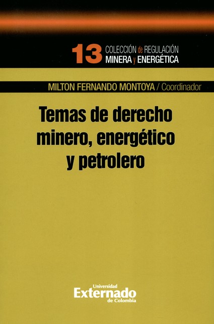 Temas de derecho minero, energ...