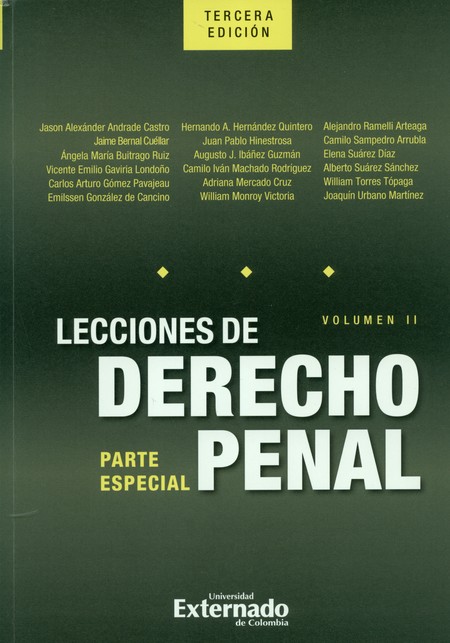 Lecciones de derecho penal Vol...