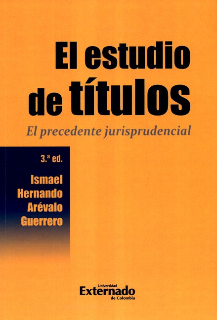 El estudio de títulos. El prec...