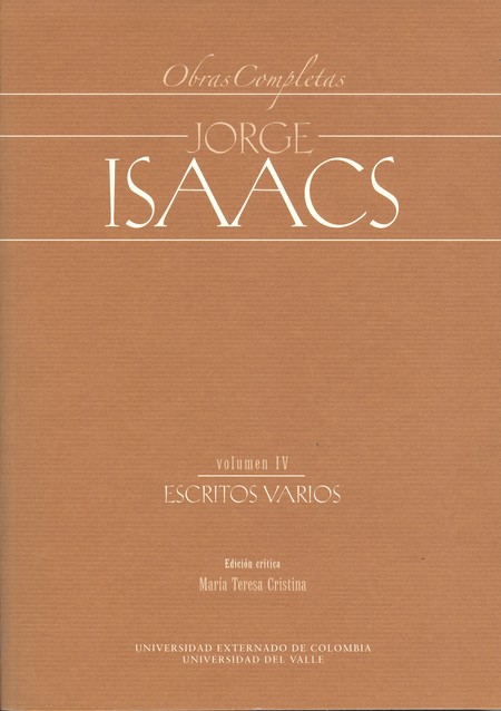 Jorge Isaacs. Obras completas ...