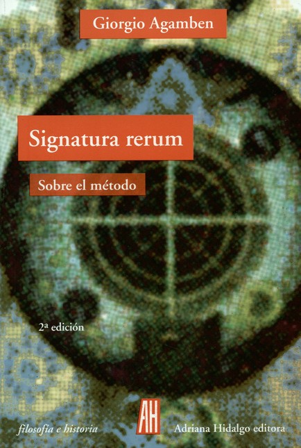 Signatura rerum. Sobre el méto...