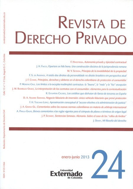 Rev. de Derecho privado No.24