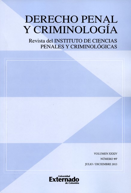 Revista Derecho penal y crimin...
