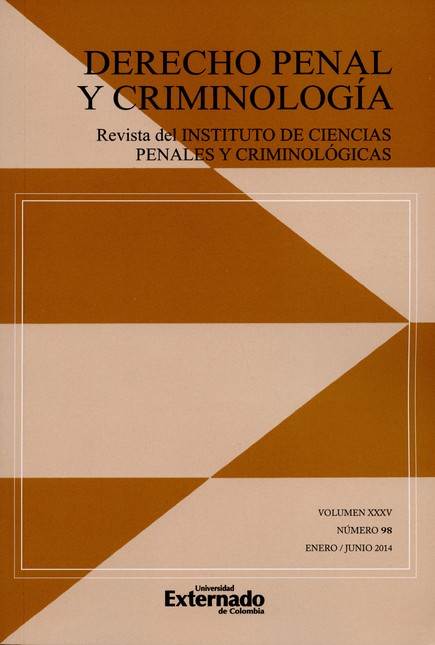 Revista Derecho penal y crimin...