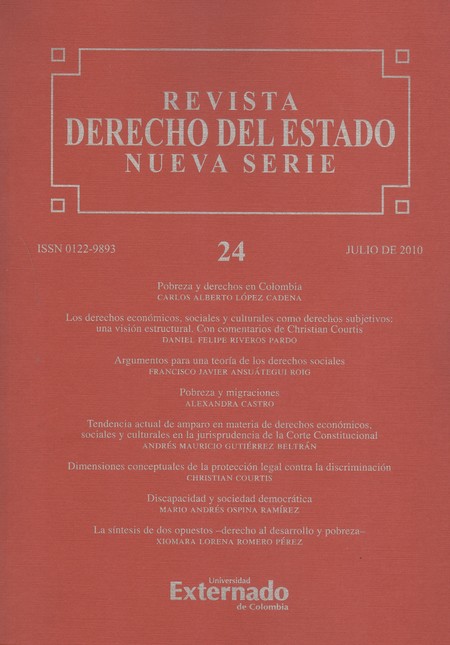Revista Derecho del Estado No....