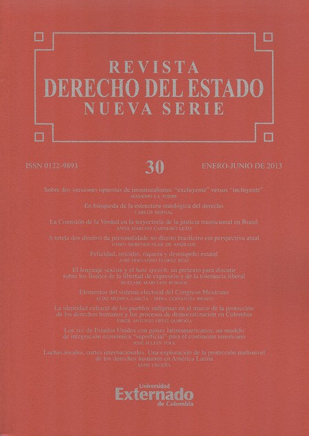 Revista Derecho del Estado No....