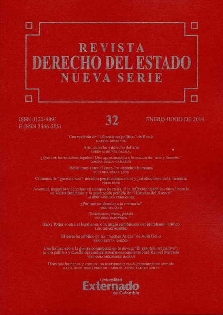 Revista Derecho del Estado No....