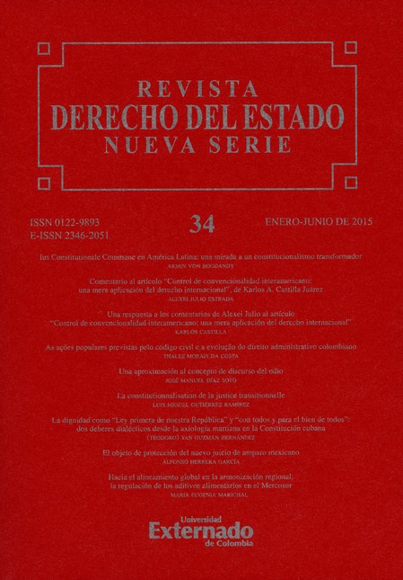 Revista Derecho del Estado No....