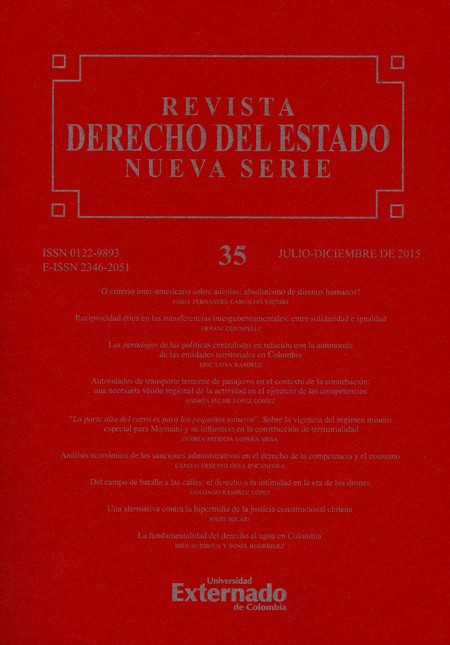 Rev. Derecho del Estado No.35 ...