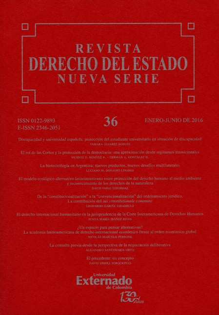 Rev. Derecho del estado No.36