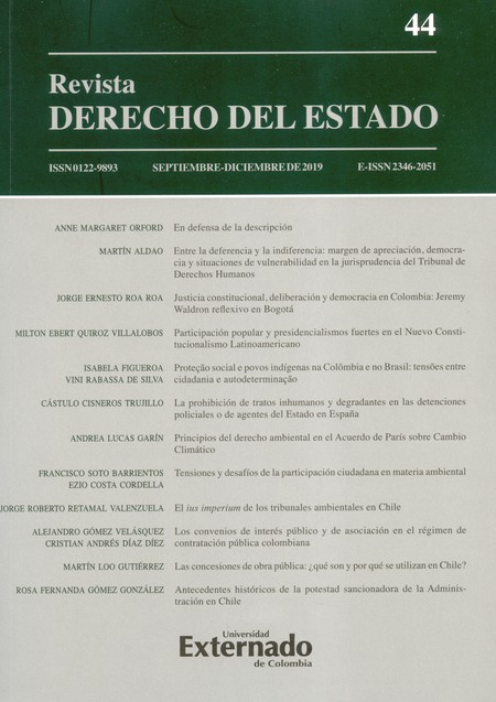 Rev. Derecho del Estado No.44....