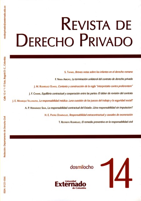Revista de Derecho Privado No....