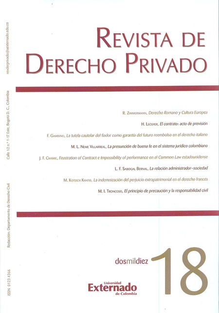 Revista de Derecho Privado No....