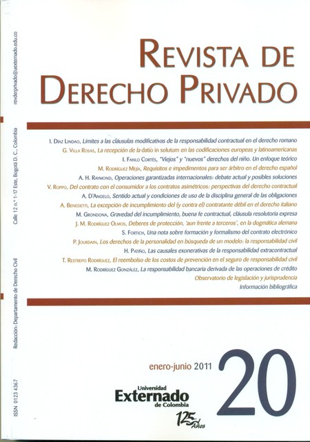 Revista de Derecho Privado No....