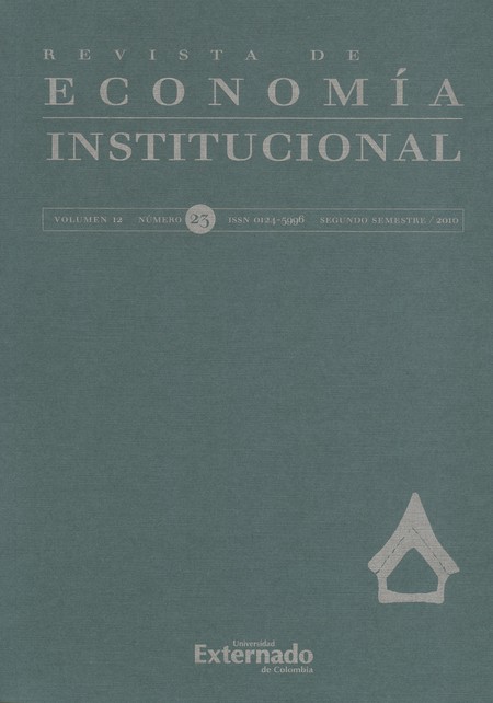 Revista Economía Institucional...