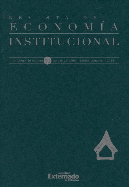 Revista Economía Institucional...