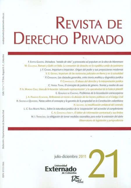 Revista de Derecho Privado No....