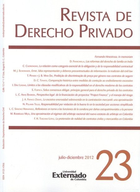 Revista de Derecho Privado No....