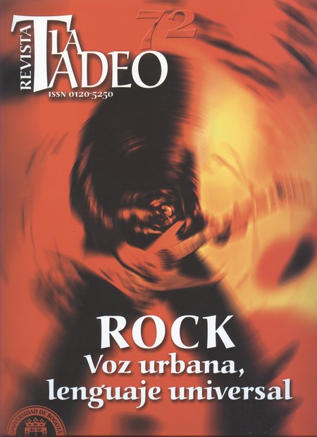 Revista La Tadeo No. 072 Rock....