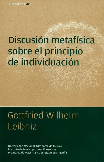 Discusión metafísica sobre al ...
