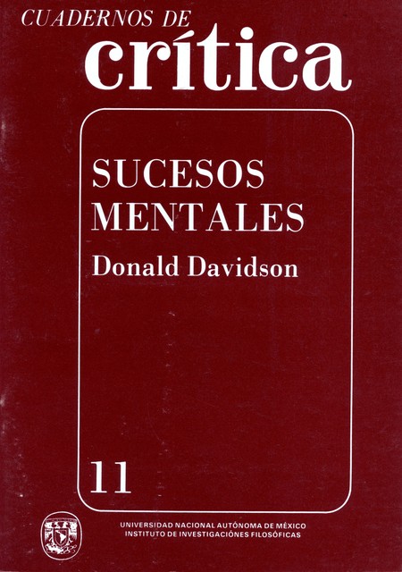 Cuadernos de crítica 11. Suces...