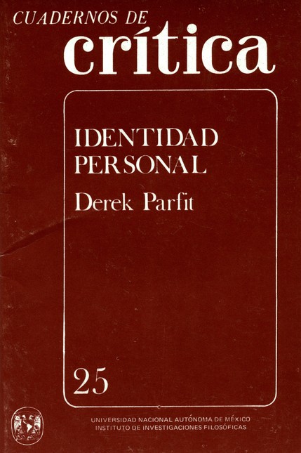 Cuadernos de crítica 25. Ident...