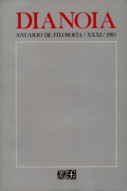 Revista Diánoia No. 031