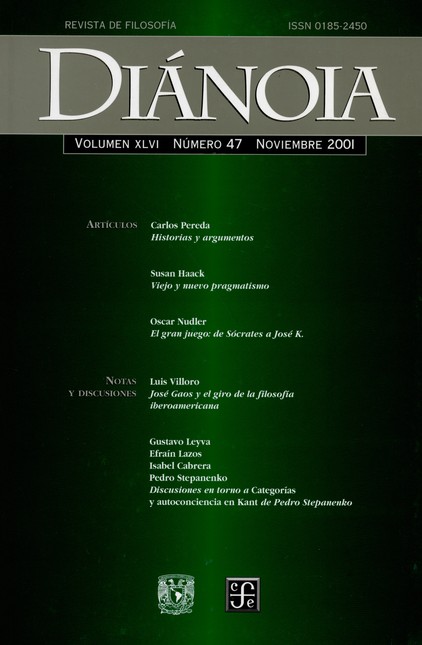 Revista Diánoia No. 047