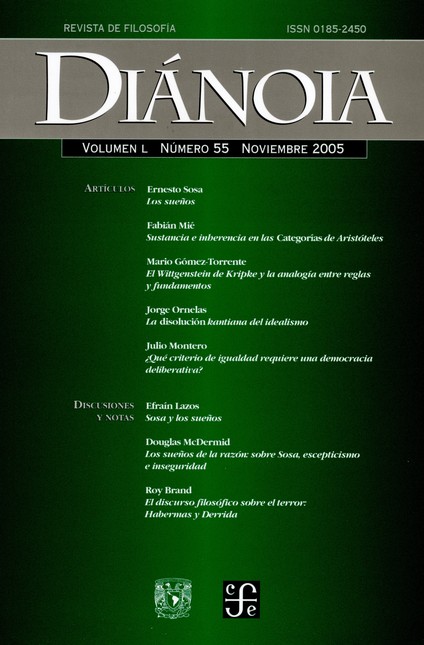 Revista Diánoia No. 055