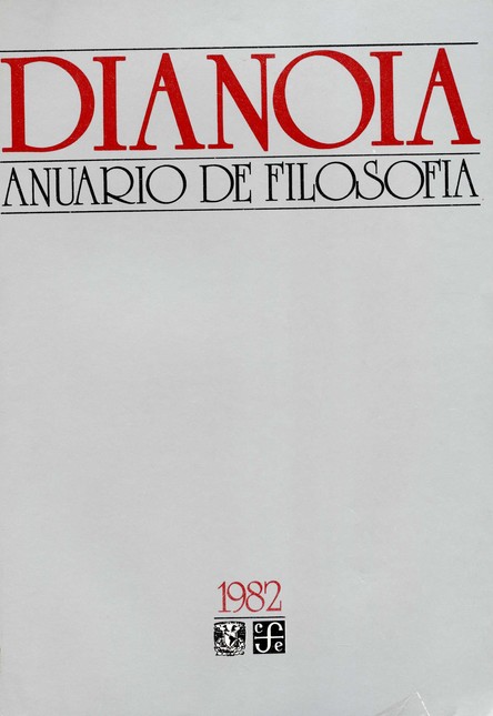 Revista Diánoia Anuario 1982