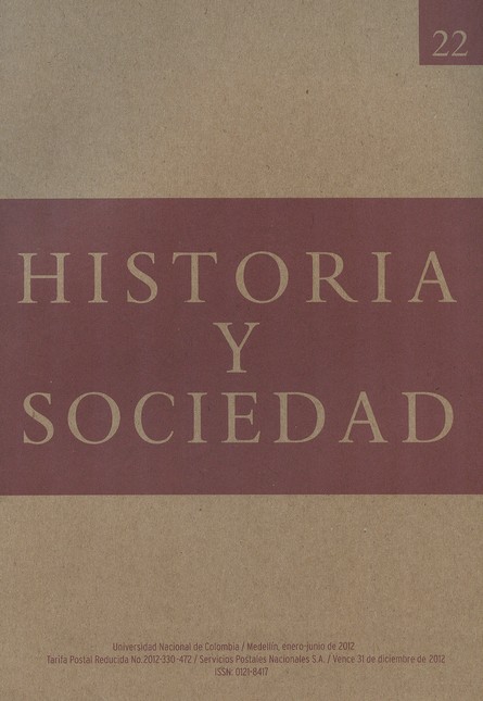 Revista Historia y Sociedad No...