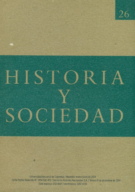 Revista Historia y sociedad No...