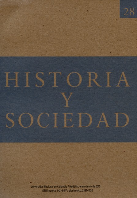 Revista Historia y sociedad No...