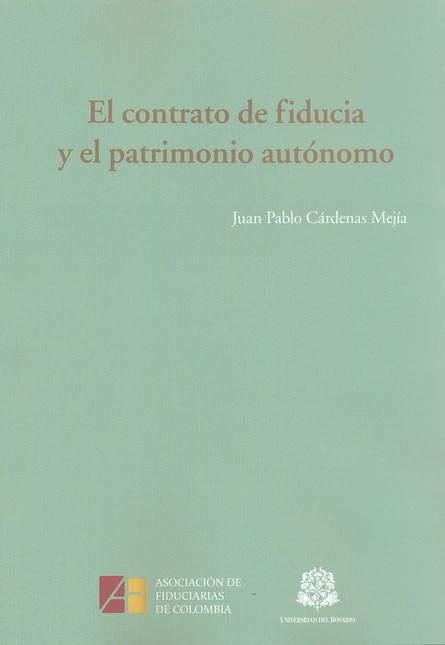 El contrato de fiducia y el pa...