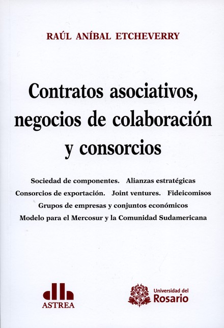 Contratos asociativos, negocio...