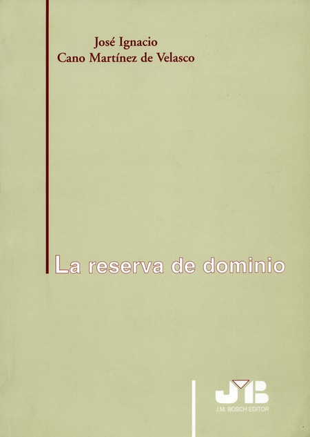 La reserva de dominio