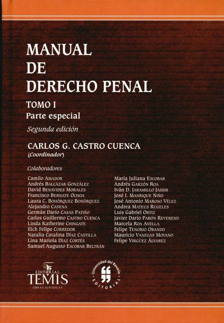 Manual de derecho penal. Parte...