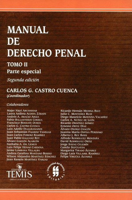 Manual de derecho penal. Tomo ...