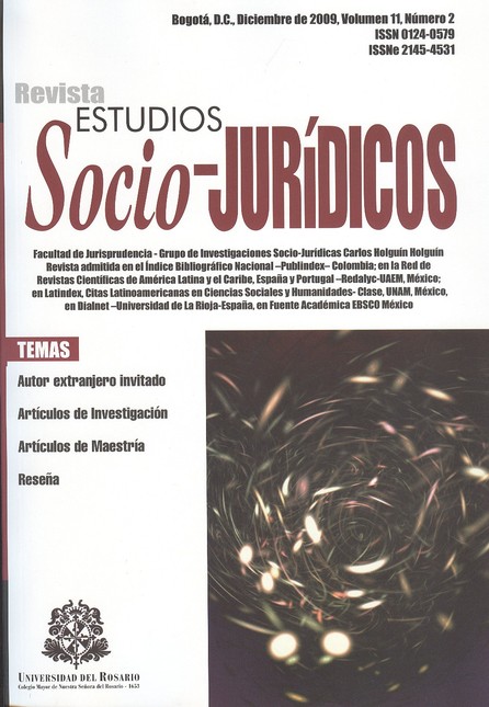 Revista Estudios Socio-Jurídic...