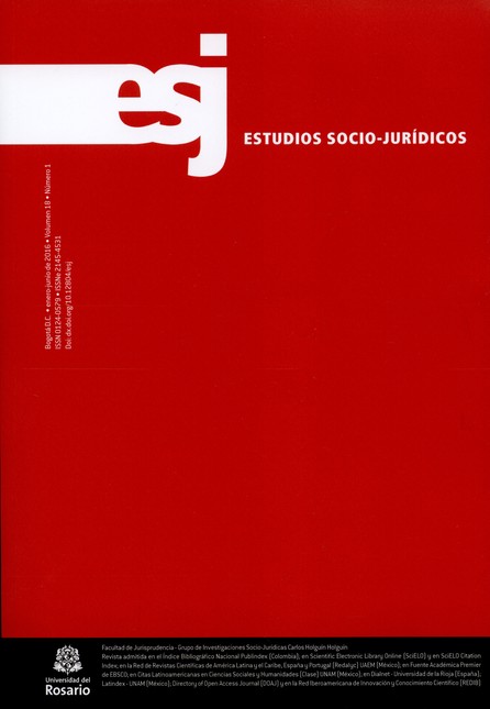 Rev. Estudios socio-jurídicos ...