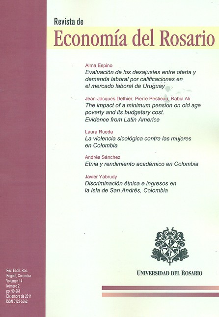 Revista de Economía del Rosari...