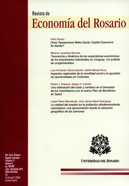 Revista de Economía del Rosari...