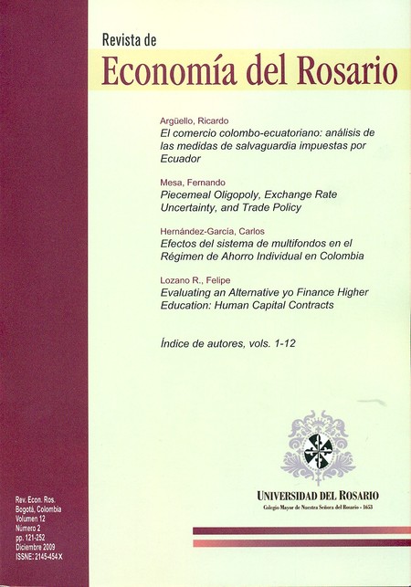 Revista de Economía del Rosari...