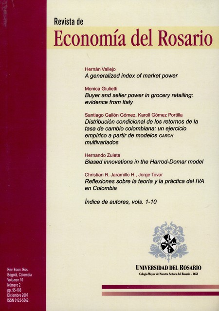 Revista de Economía del Rosari...