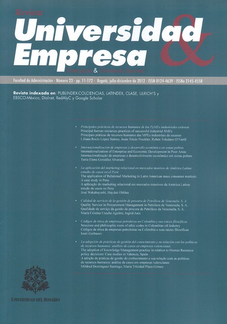 Revista Universidad y empresa ...