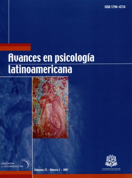 Revista Avances en Psicología ...