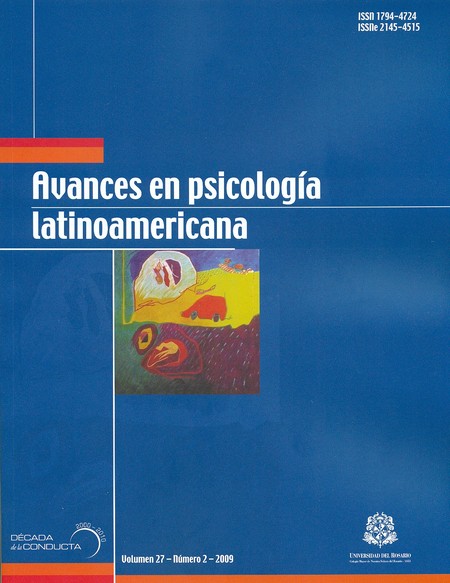 Revista Avances en Psicología ...