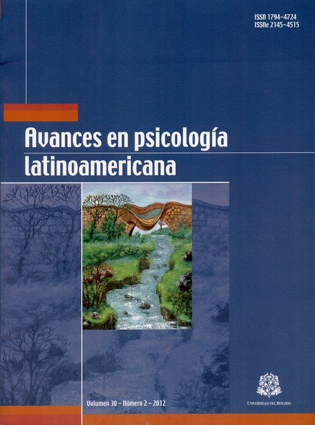 Revista Avances en Psicología ...